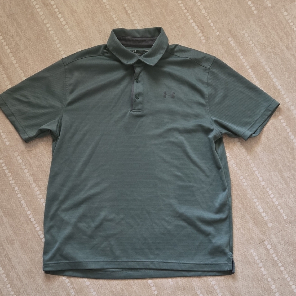 Under Armour Green Performance Polo Shirt